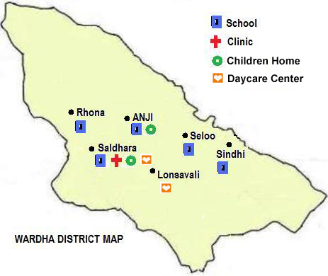 Wardha Map